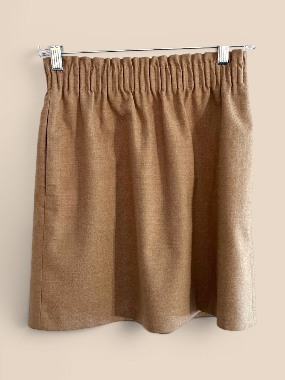J. Crew Factory Wool Blend Sidewalk Skirt Paperbag Waist Size 00